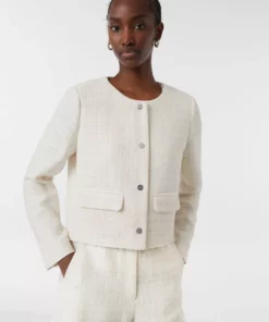 Comma, Bouckle Jacket White
