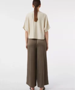 Comma, Short Sleeve Cardigan Beige