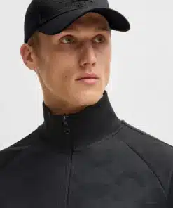 Boss Zed Seersucker Cap Black