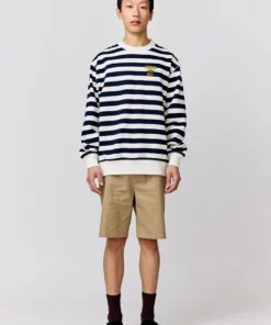 Makia Starboard Sweatshirt Navy/White