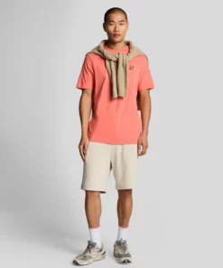 Lyle & Scott Plain T-shirt Coral Stand