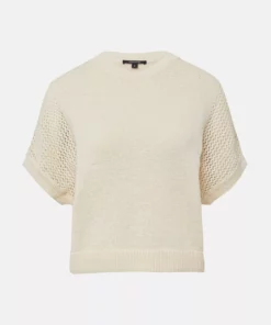 Comma, Knitted Pullover Beige