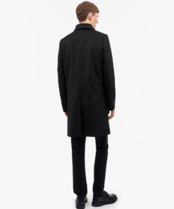 Tiger of Sweden Aleric Funnel-Neck Coat Black