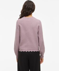 Vinikolina O-Neck Knit Top Toadstool