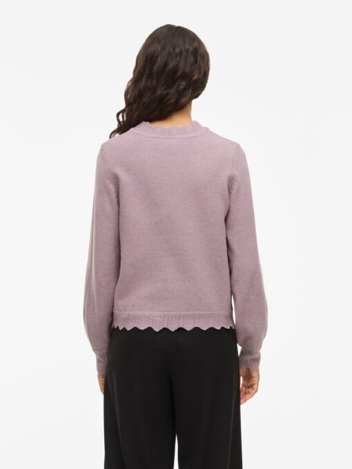 Vinikolina O-Neck Knit Top Toadstool