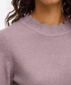 Vinikolina O-Neck Knit Top Toadstool