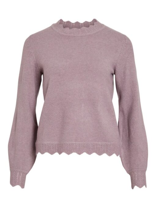 Vinikolina O-Neck Knit Top Toadstool