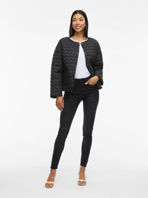Visilla Quilted Jacket Black