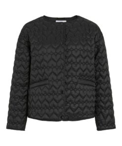 Visilla Quilted Jacket Black