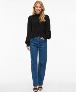Vipallas High Neck Top Black