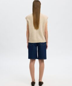 Slflulu Knit Vest Birch