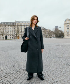 In Wear YunahIW Coat Dark Grey Melange