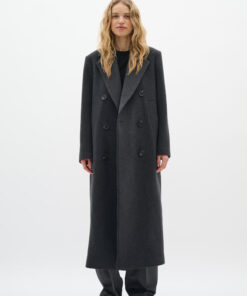 In Wear YunahIW Coat Dark Grey Melange