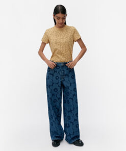 Marimekko Maridenim Loose Unikko Jeans Mid Indigo