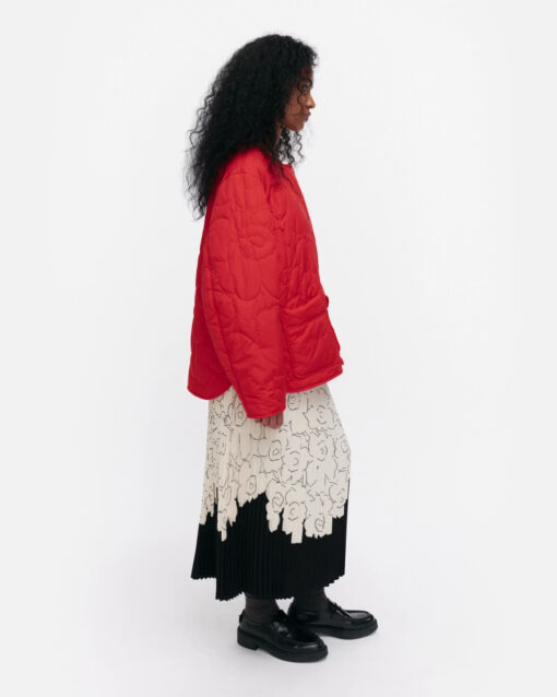 Marimekko  Kapseli Piirto Unikko Jacket Red