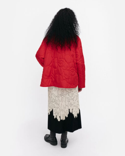 Marimekko  Kapseli Piirto Unikko Jacket Red