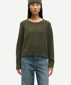 Samsøe Samsøe Nor O-neck Short Deep Forest