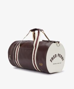 Fred Perry Classic Barrel Bag Oxblood