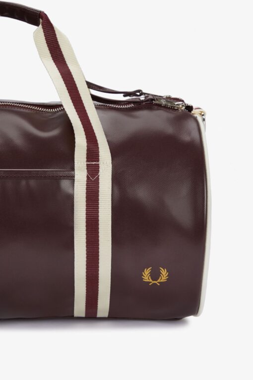 Fred Perry Classic Barrel Bag  Oxblood