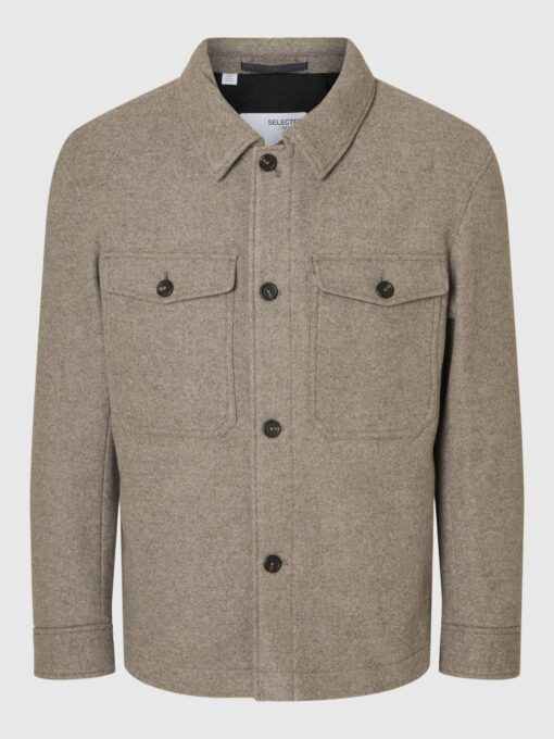 Slhmitch Wool Blend Shacket