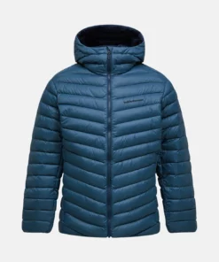 Peak Performance Frost Down Hood Jacket Men Mountain Lake