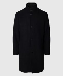 Slhrainar Wool Blend Jacket Black