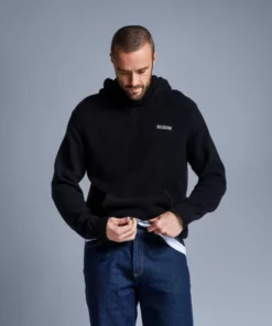 Billebeino Pineapple Knit Hoodie Black