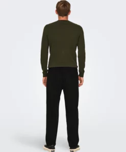 Onssinus Loose Dorduroy Pants Black