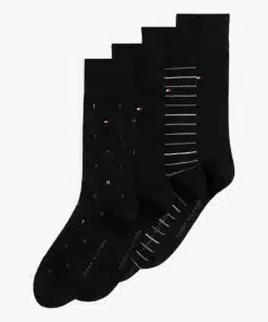 Tommy Hilfiger 4-Pack Socks Gift Box Black