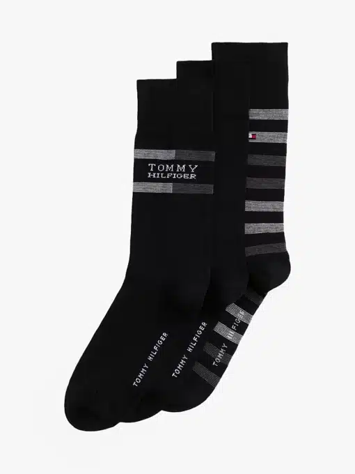 Tommy Hilfiger 3-Pack Socks Gift Box Black