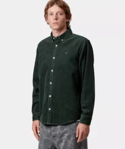 Carhartt WIP L/S Madison Cord Shirt Sycamore