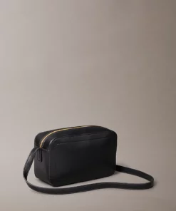 Calvin Klein Embossed Monogram Logo Camera Bag Black