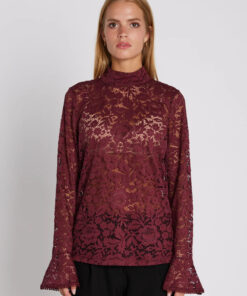 Rue de Femme Irelia blouse Wine