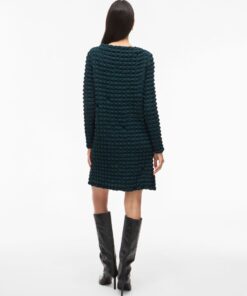 Viforcea Boatneck Dress Ponderosa Pine